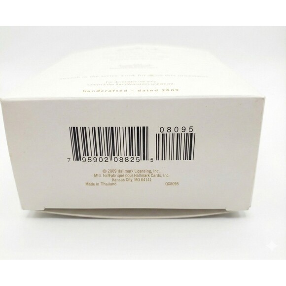 2009 Hallmark Keepsake Ornament SNOW BUDDIES 12th Series Snowman Seal QX8095 Box - Picture 12 of 15